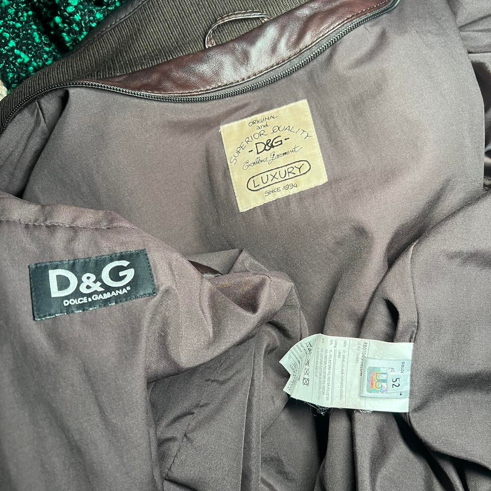 Dolce & Gabbana Dolce gabbana vintage leather Size US L / EU 52-54 / 3 - 6 Thumbnail