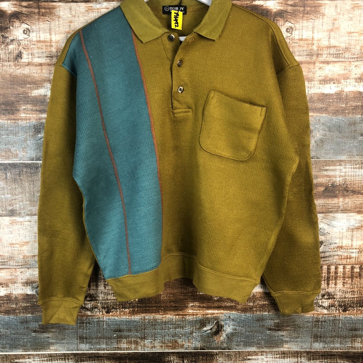 Vintage Toroy vintage sweatshirt Green Knitwear #A1992 Size US M / EU 48-50 / 2 - 3 Thumbnail