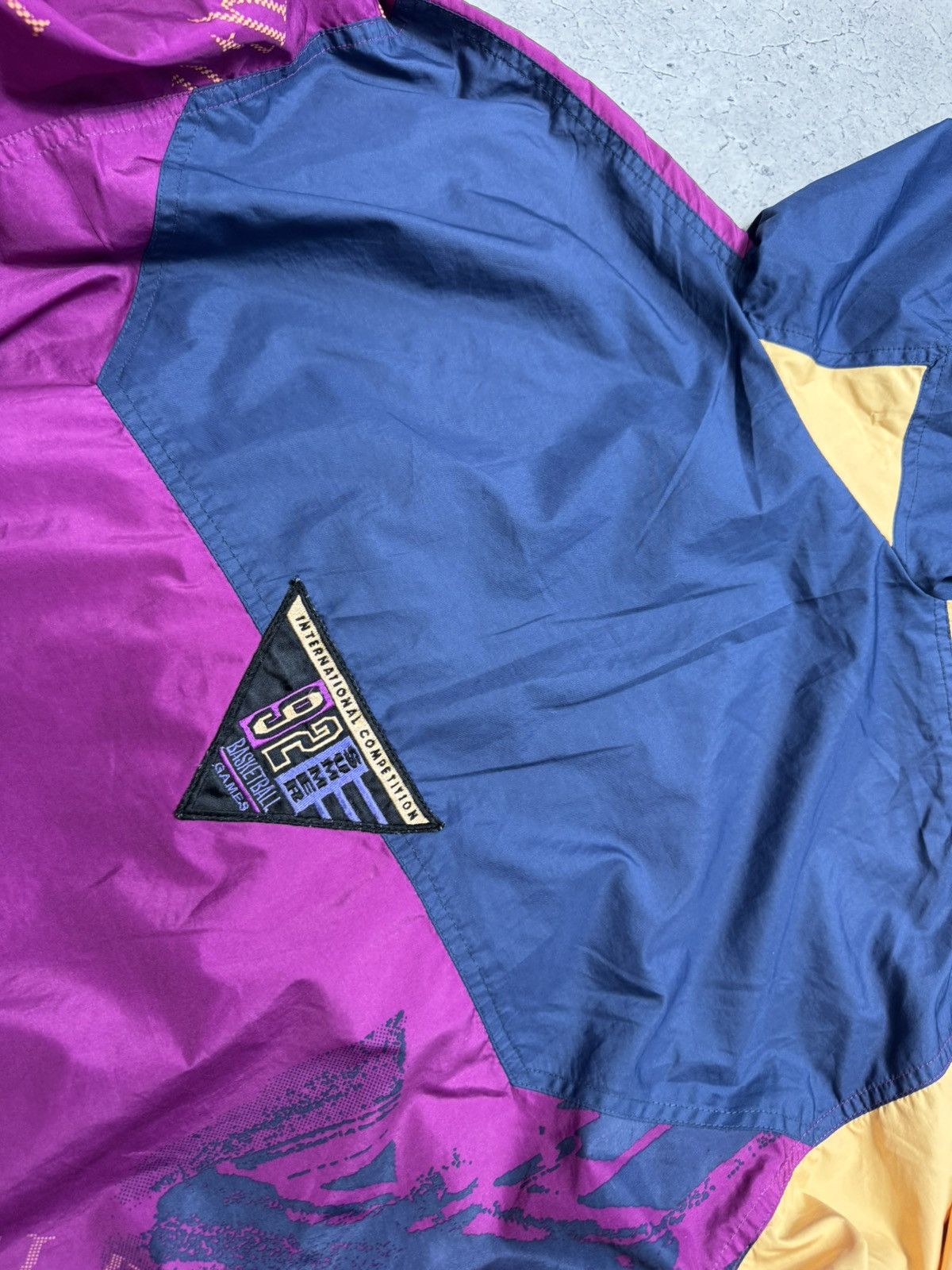 Nike Vintage 80s Nike Nylon Jacket 1/2 Zip Anorak Rare Size US M / EU 48-50 / 2 - 13 Thumbnail