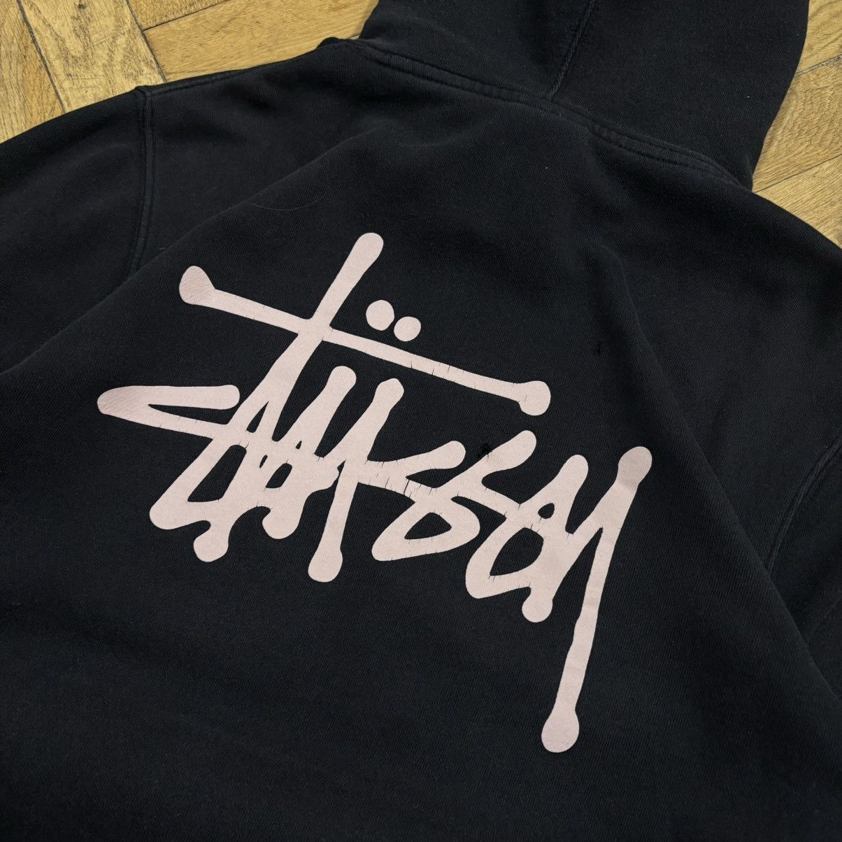 Stussy Vintage Stussy USA Baggy Hoodie Embroidered Logo Y2K Black Size US M / EU 48-50 / 2 - 3 Thumbnail