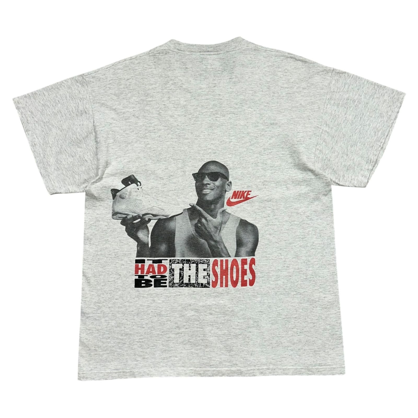 Nike VTG 90s ITS GOTTA BE THE SHOES T-SHIRT JORDAN SPIKE LEE XL Size US XL / EU 56 / 4 - 2 Thumbnail