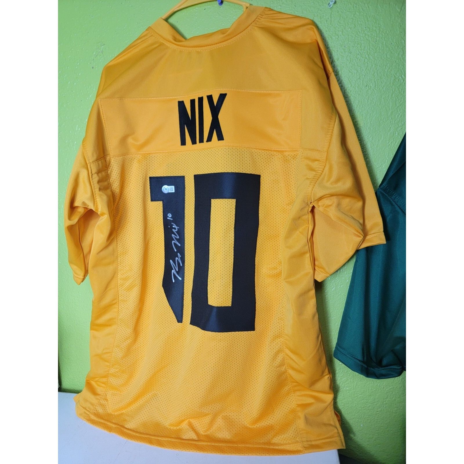 NCAA Bo Nix Autographed Signed Football Jersey Beckett Authentica Size US XL / EU 56 / 4 - 1 Thumbnail