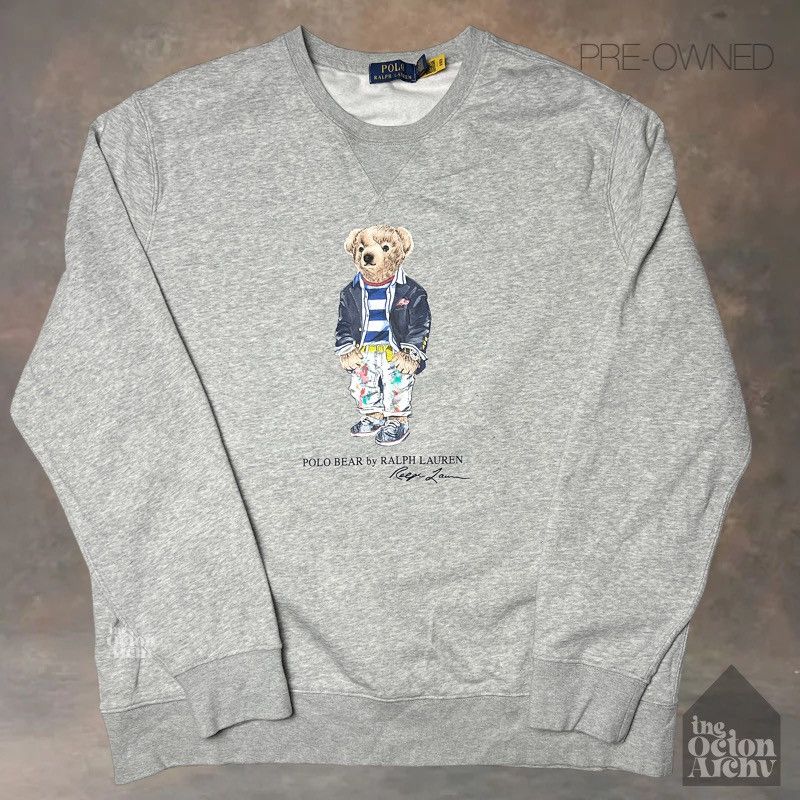 Polo Ralph Lauren Polo Bear x Ralph Lauren Fleece Crewneck Sweater Size US XL / EU 56 / 4 - 1 Thumbnail