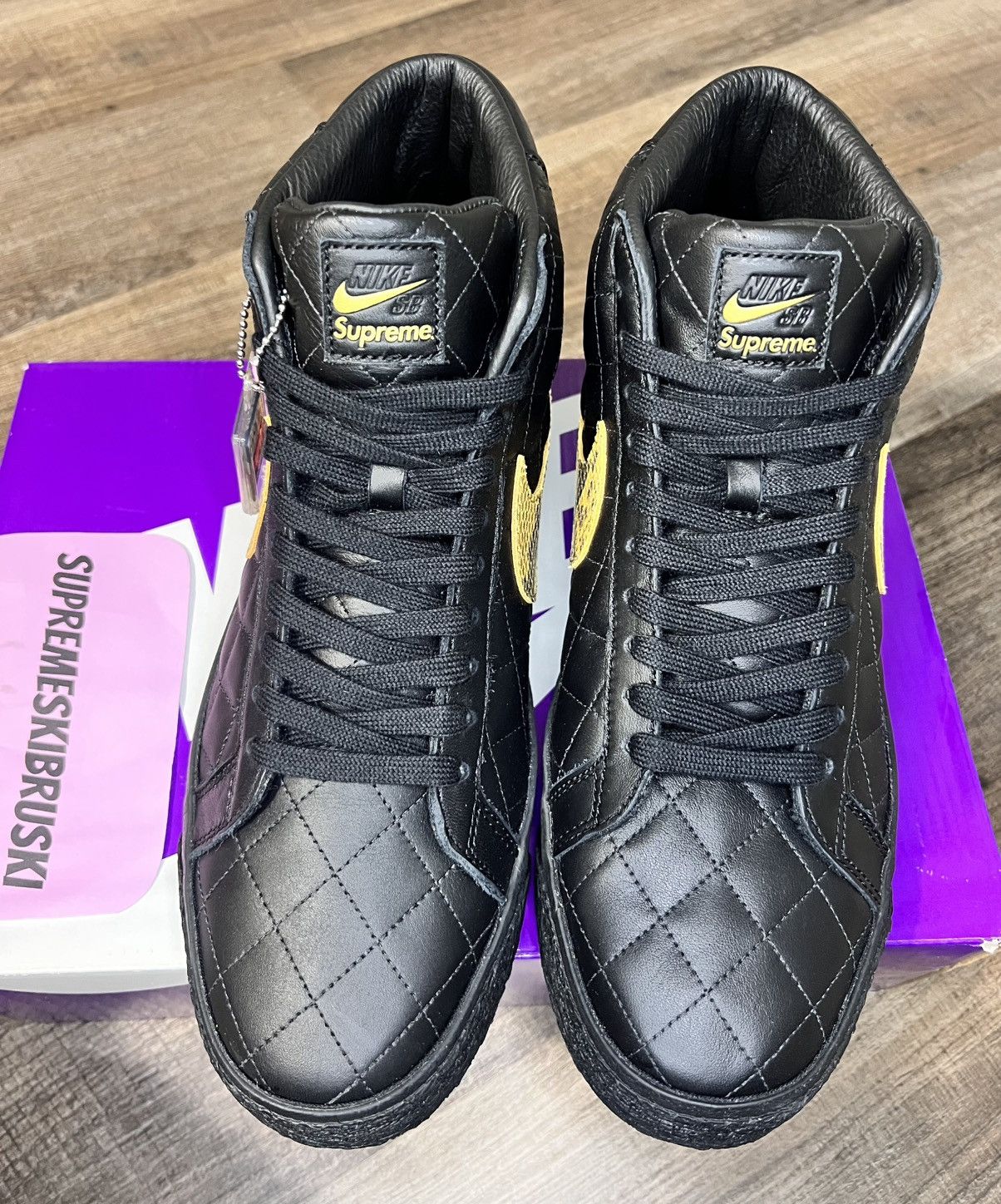 Nike × Supreme NIKE SB ZOOM BLAZER MID QS Size US 9.5 / EU 42-43 - 6 Thumbnail