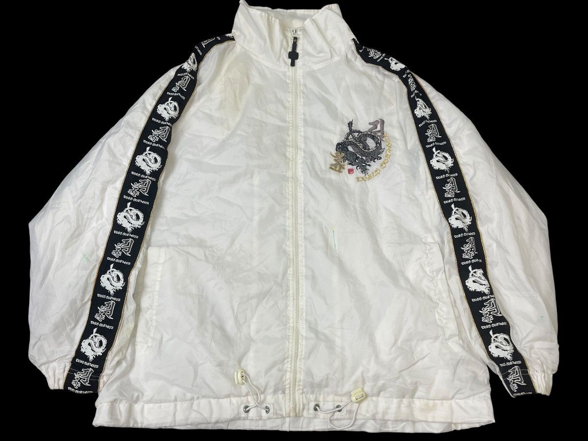 Japanese Brand Vintage World Dragon Light Jacket Side Tape Size US XL / EU 56 / 4 - 2 Thumbnail