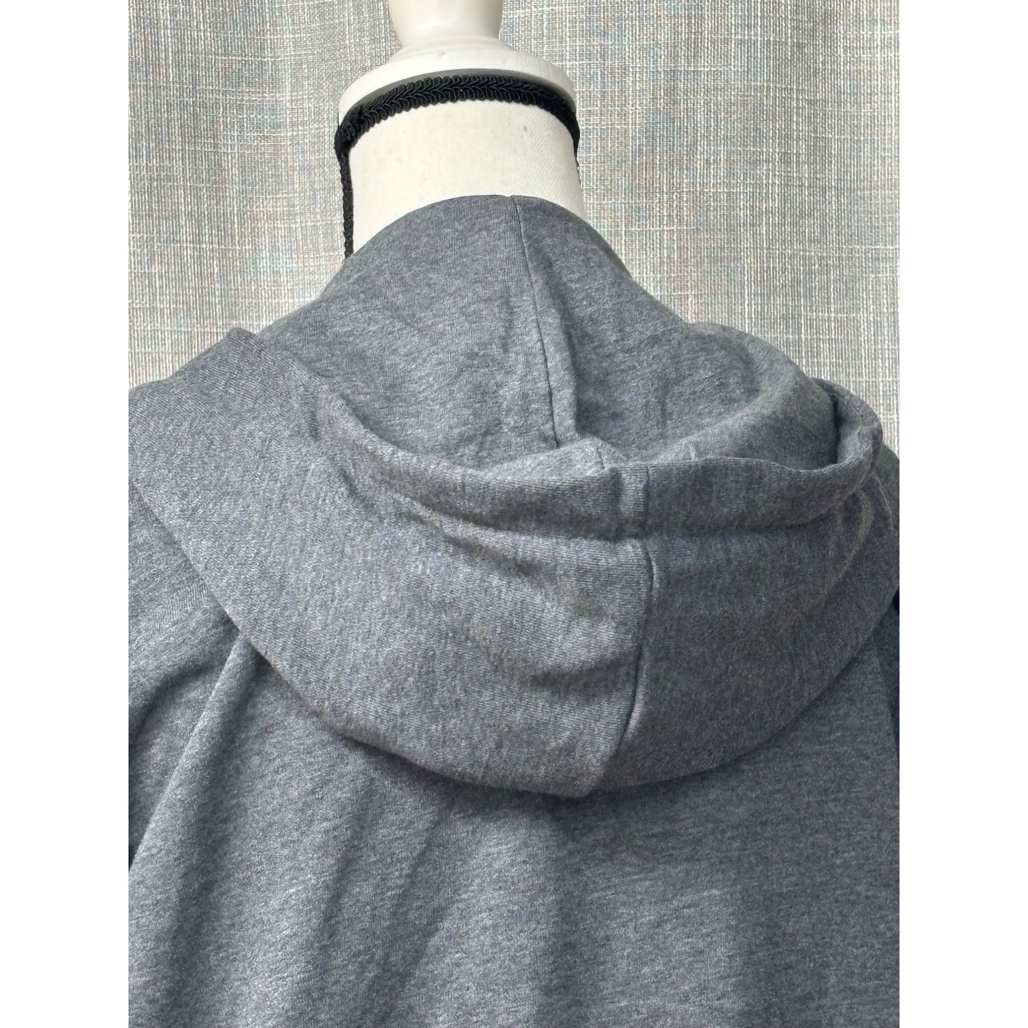 Adidas Adidas Women’s Linear Full Zip French Terry Hoodie, Dark Hea Size M / US 6-8 / IT 42-44 - 6 Thumbnail