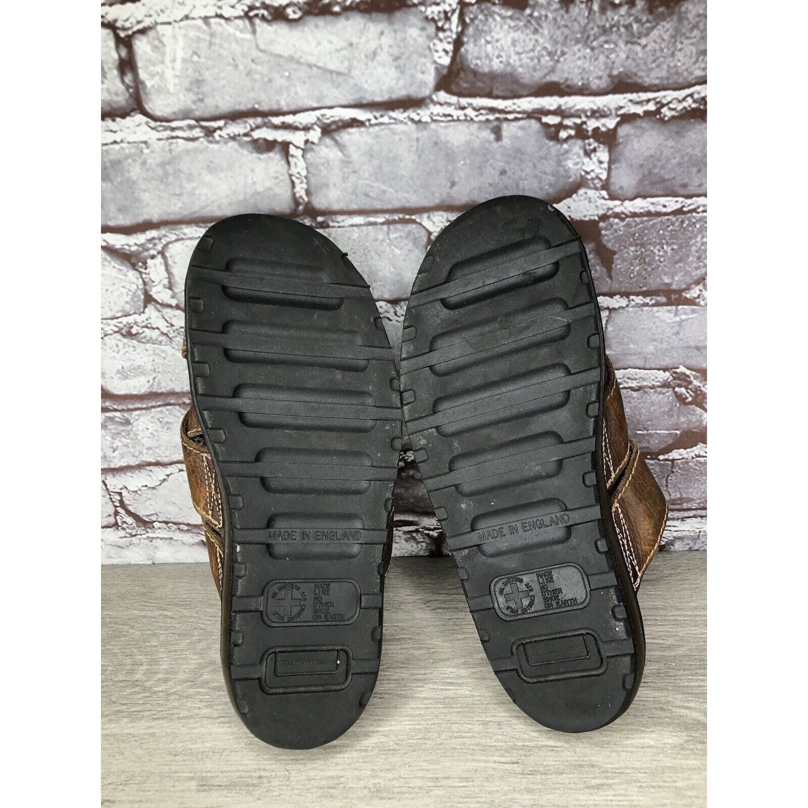 Dr. Martens Vintage 90s DR. DOC MARTENS Brown Leather Fisherman Platform Size US 10 / EU 43 - 10 Thumbnail