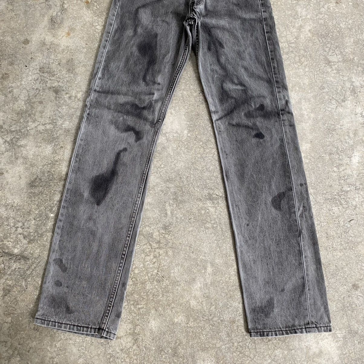 Levi's Vintage 1998 Levis 501 Faded Black Denim Jeans Size US 30 / EU 46 - 4 Thumbnail