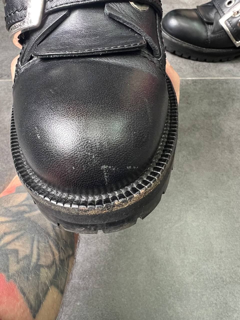 Alexander McQueen Alexander McQueen leather buckle biker boots Size US 8.5 / IT 38.5 - 6 Thumbnail