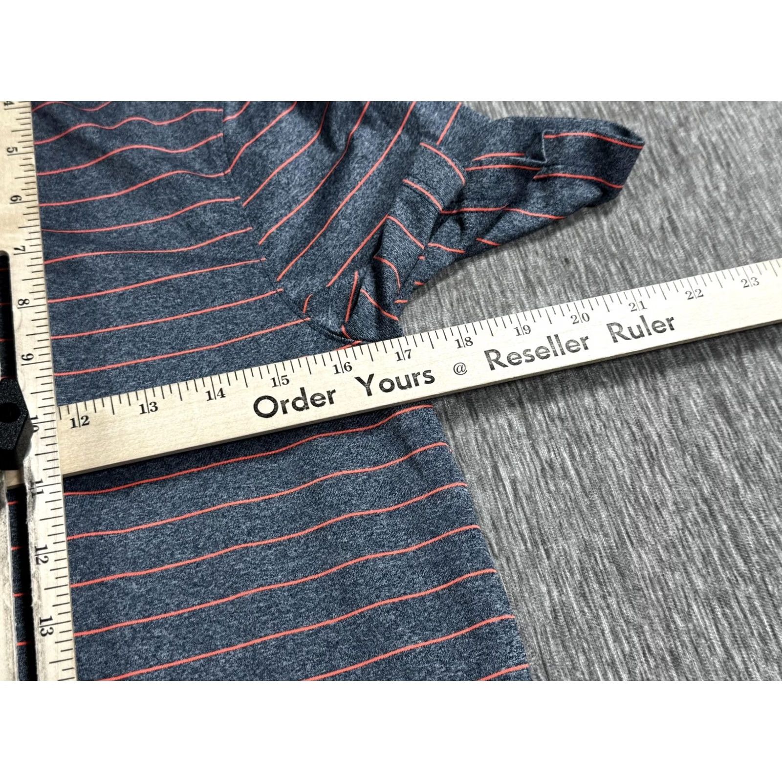 Champion Champion Polo Shirt Mens Small Gray Striped Stretch Performance Golf Casual Size US S / EU 44-46 / 1 - 5 Thumbnail