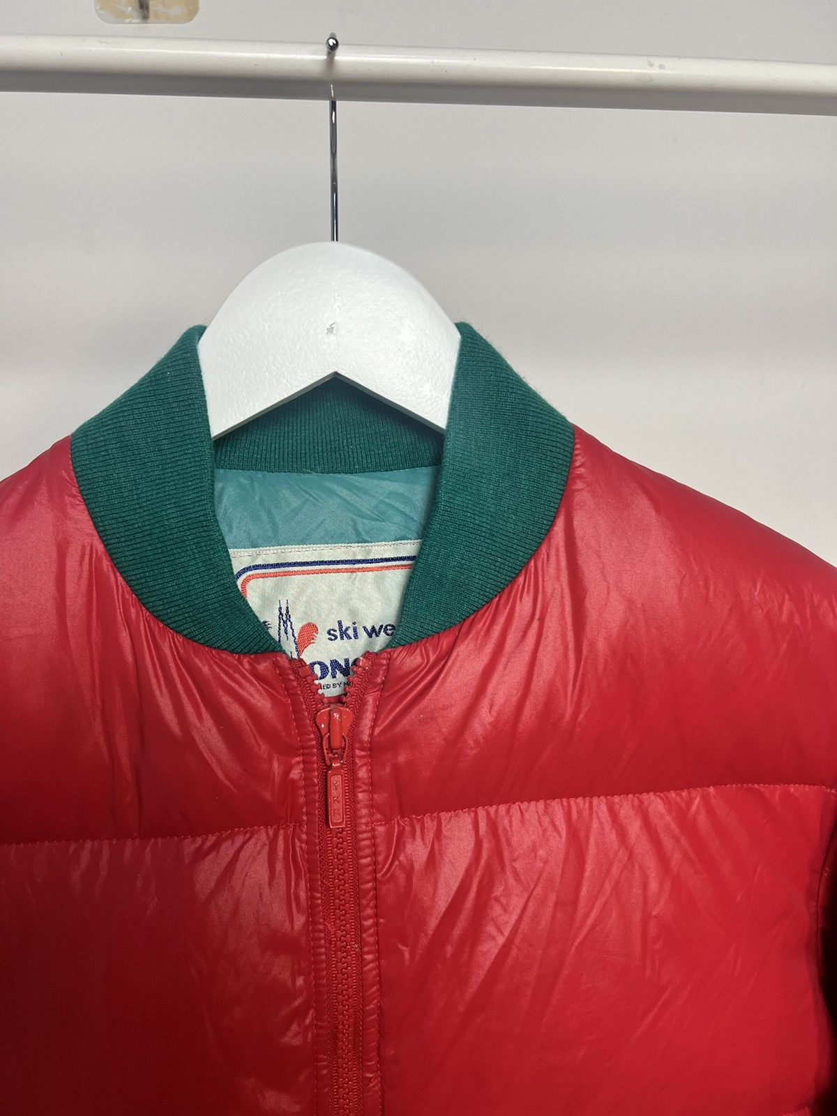 Moncler Moncler Puffer Red Down Bomber Jacket Size US S / EU 44-46 / 1 - 2 Thumbnail