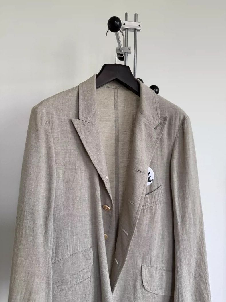 Y's Y's size 2 Linen blazer Size 36R - 5 Thumbnail