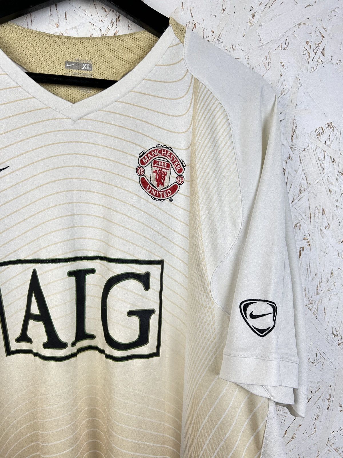 Nike 00s Vintage Nike Manchester United 2007/08 Training Jersey Size US XL / EU 56 / 4 - 2 Thumbnail