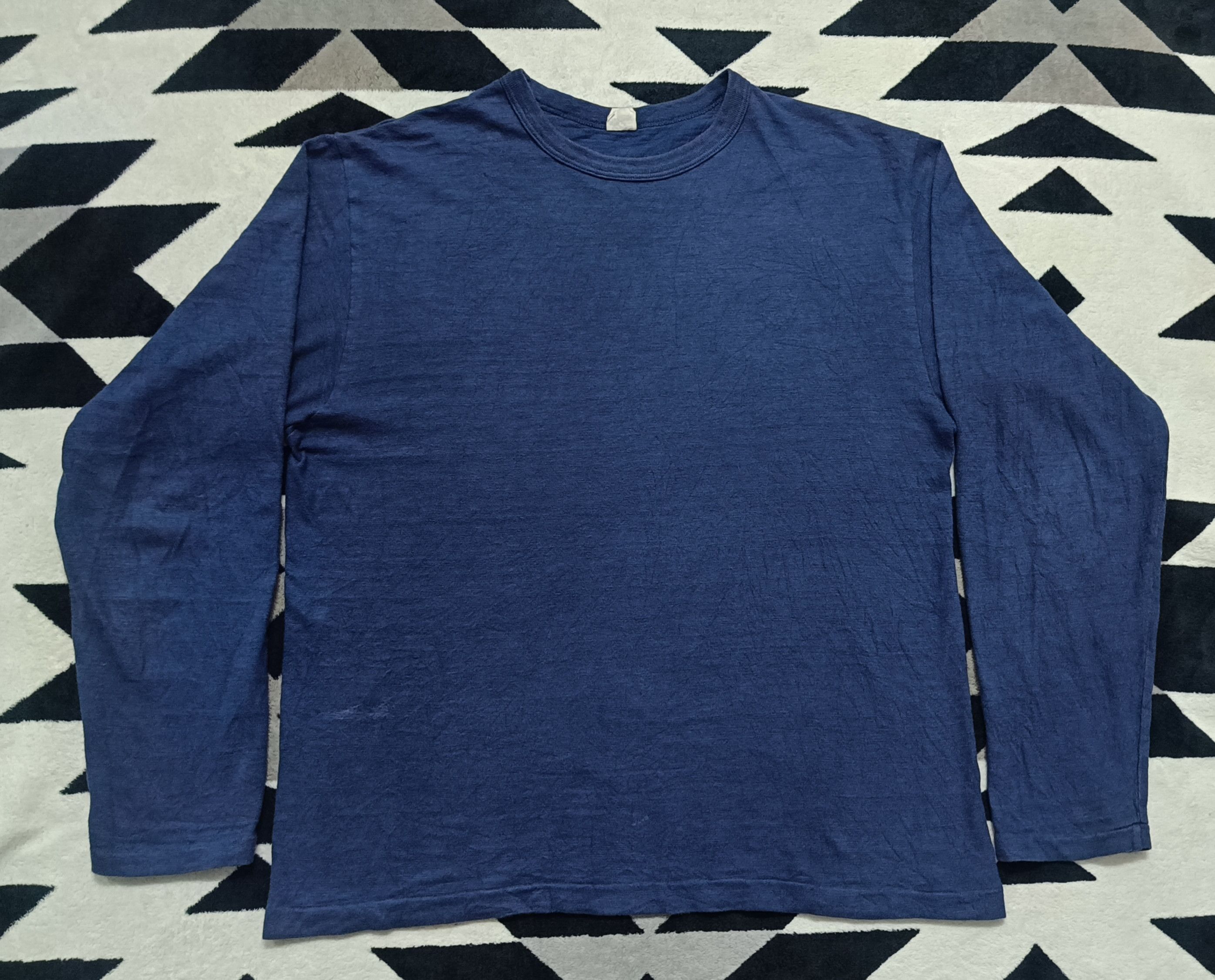 Warehouse & Co. 🔥🔥Warehouse & Co. Long Sleeve Crewneck Tee Navy Size US L / EU 52-54 / 3 - 2 Thumbnail