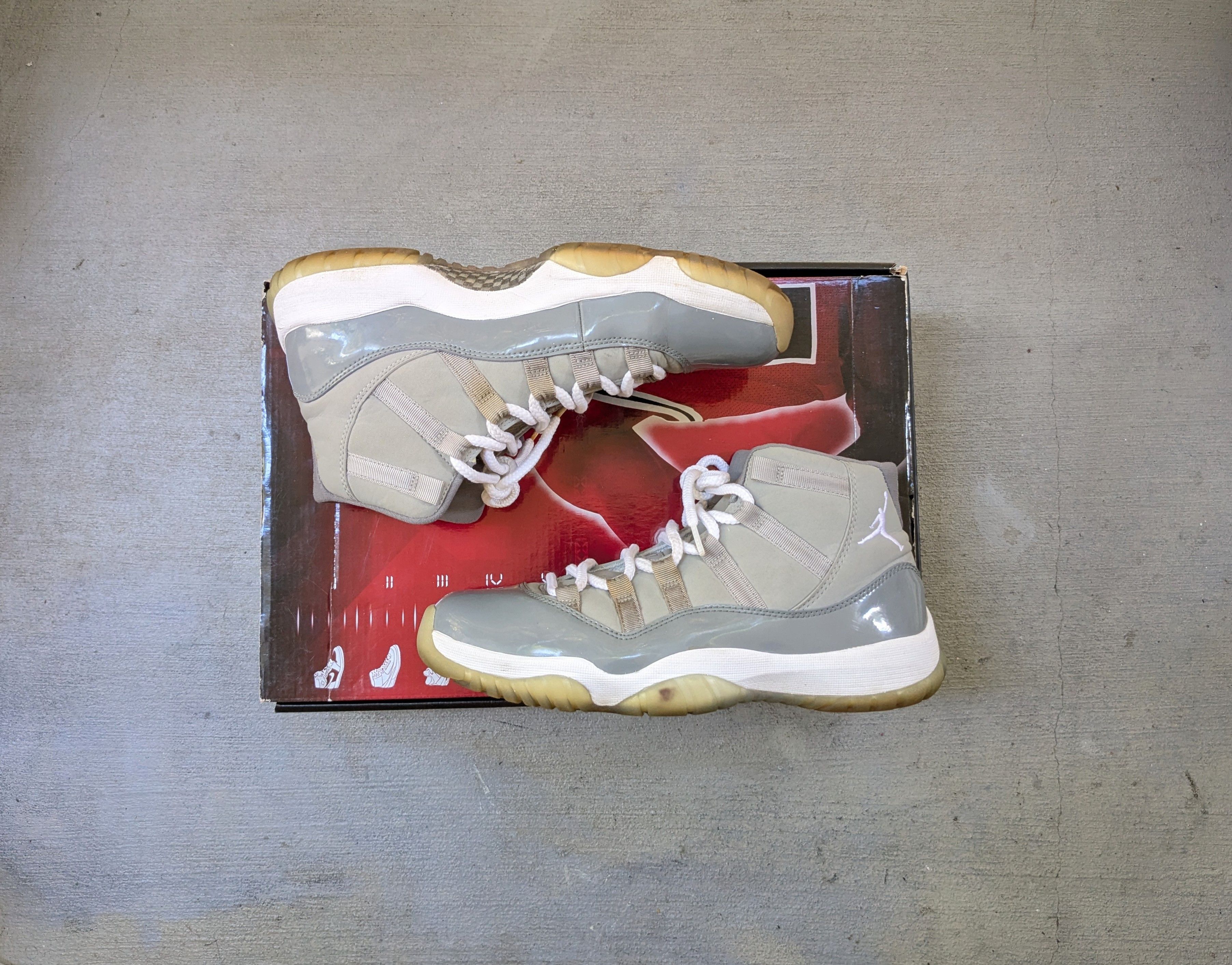 Jordan Brand Nike Air Jordan 11 Retro Cool Gray 2010 Men 7.5 378037-001 Size US 7.5 / EU 40-41 - 1 Thumbnail