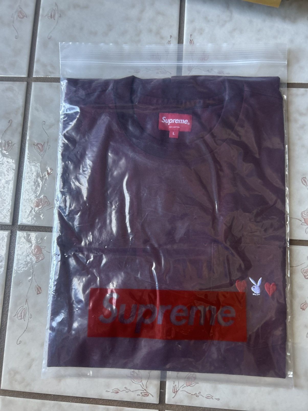 Playboy × Supreme '18 Supreme x Playboy Pocket Tee Size US L / EU 52-54 / 3 - 4 Thumbnail