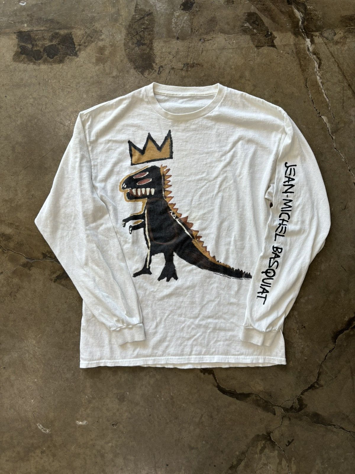 Junk Food × Vintage Vintage Junk Food Basquiat Dinosaur Long Sleeve Large Size US L / EU 52-54 / 3 - 2 Thumbnail