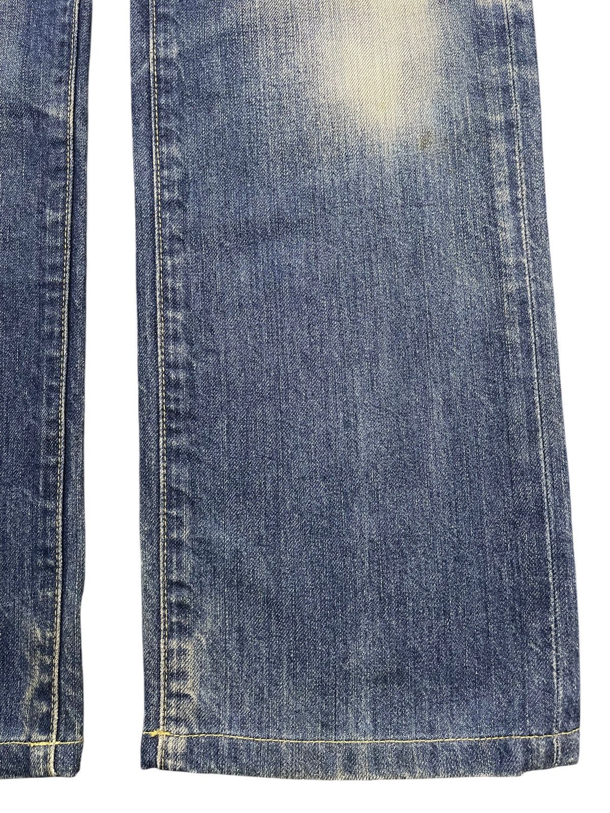 Uniqlo Vintage Japan Uniqlo Mud Wash Whiskers Distress Loose Jeans Size US 32 / EU 48 - 8 Thumbnail