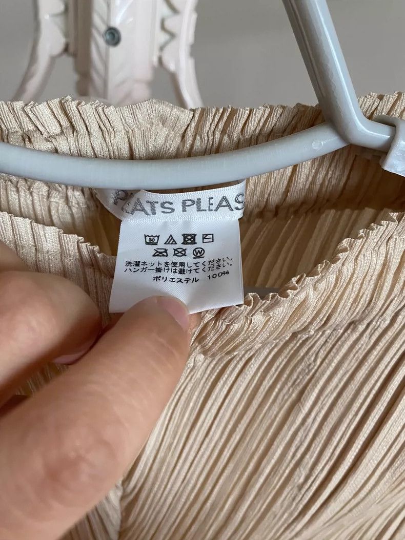 Issey Miyake Issey Miyake size:3 Beige pleated pants Size 42" / US 20 - 2 Thumbnail