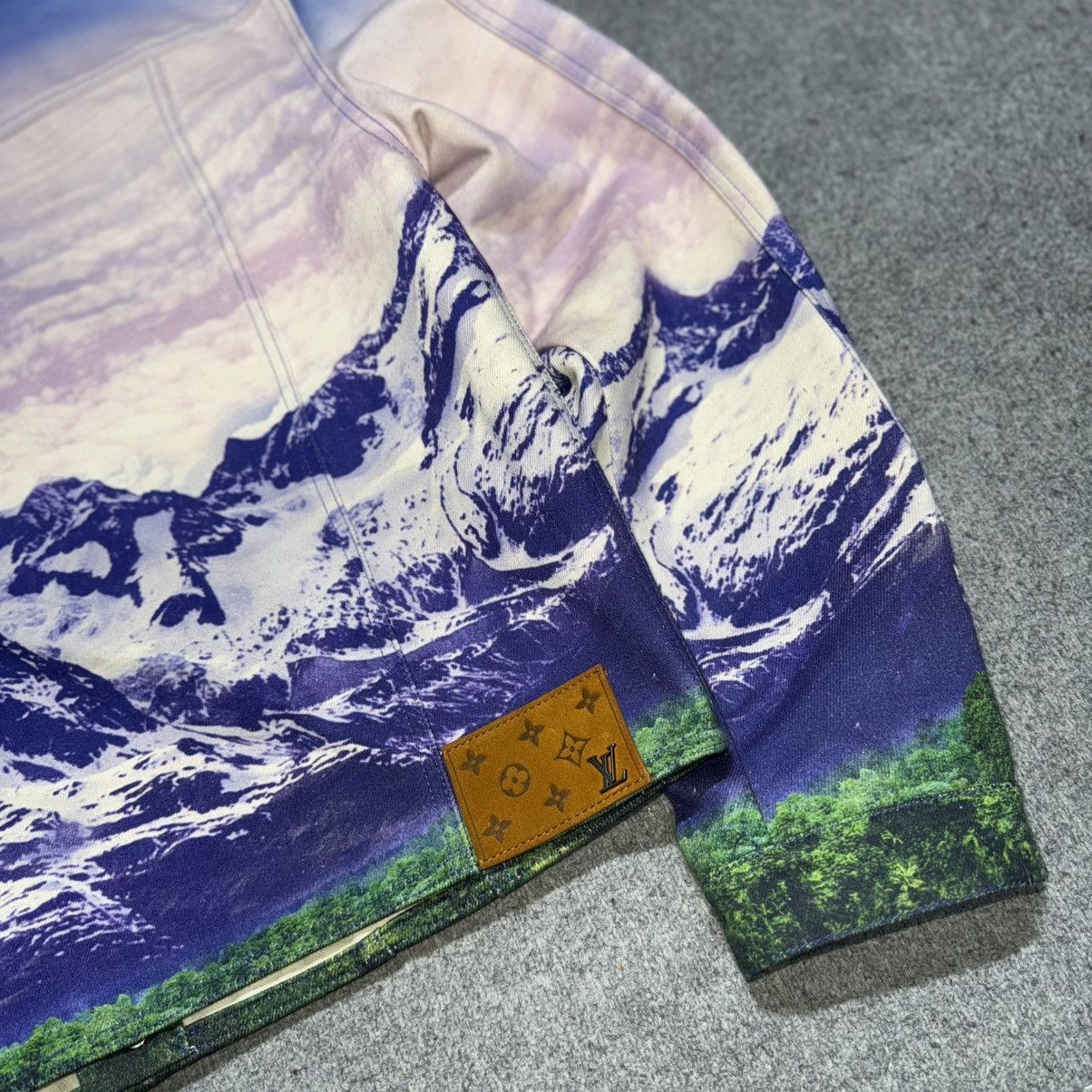 Louis Vuitton × Virgil Abloh Louis Vuitton x Virgil Abloh SS22 Landscape Denim Jacket Size US L / EU 52-54 / 3 - 9 Thumbnail