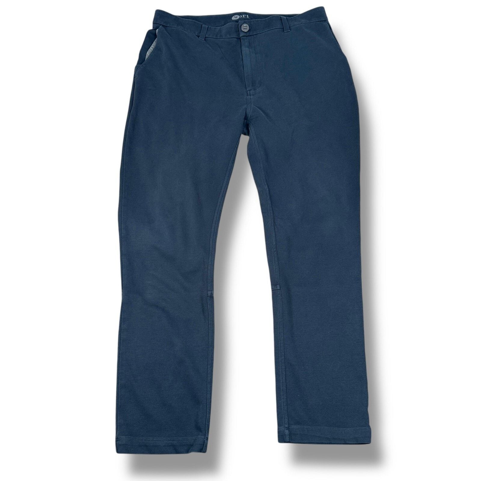 Vuori Vuori Cargo Trouser Pants 36 Navy Blue Pockets Straight Leg Size US 36 / EU 52 - 1 Thumbnail