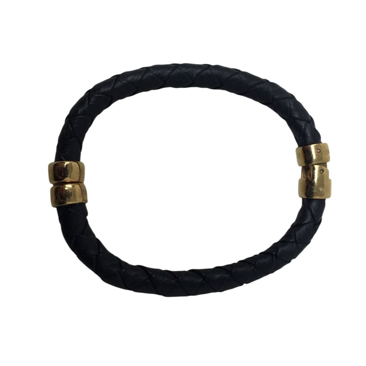 Other Women's Black Braided Bracelet with Gold Hardware Size ONE SIZE - 2 Thumbnail