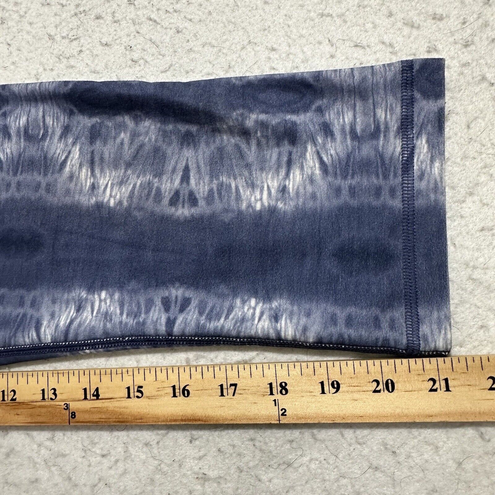 Other Scorpio Sol Medium Capri Leggings Tie Dye Blue Yoga Pants Size 30" / US 8 / IT 44 - 10 Thumbnail
