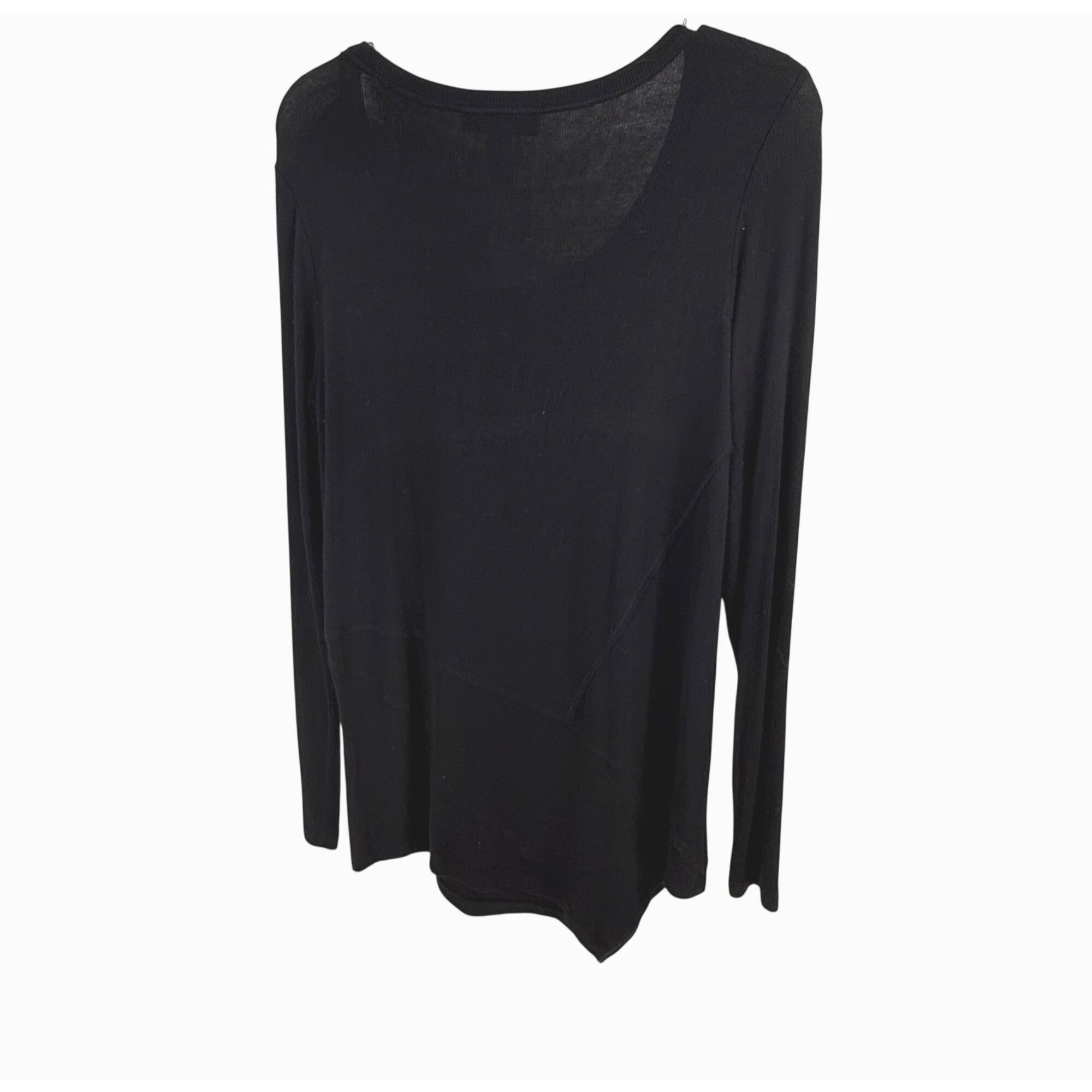 Other INC International Concepts Women's Black Long-Sleeve Top Asy Size M / US 6-8 / IT 42-44 - 4 Thumbnail