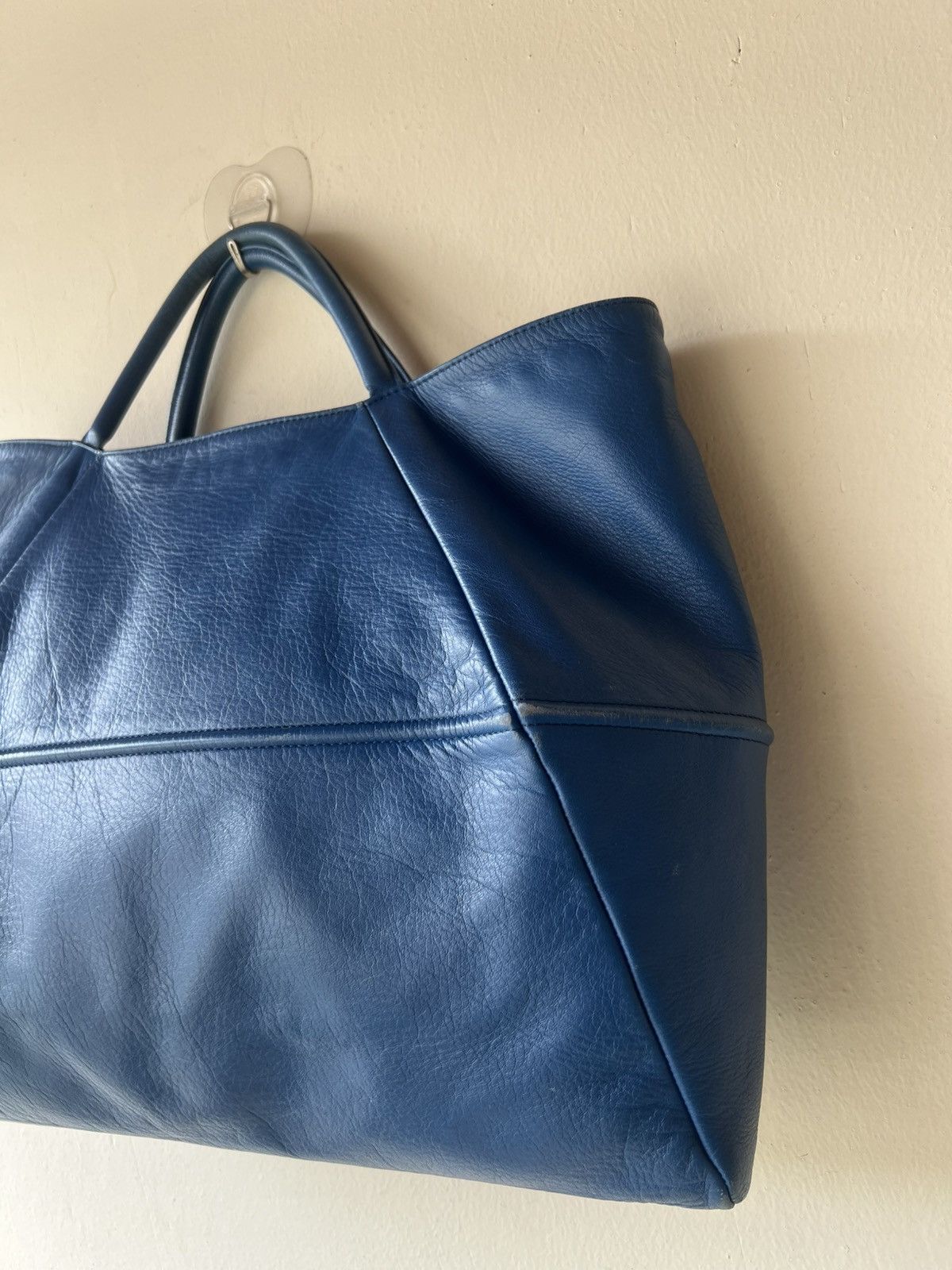 Leather Vintage 2000s Y2K Yohji Yamamoto Y’saccs All Leather Bag Size ONE SIZE - 24 Thumbnail