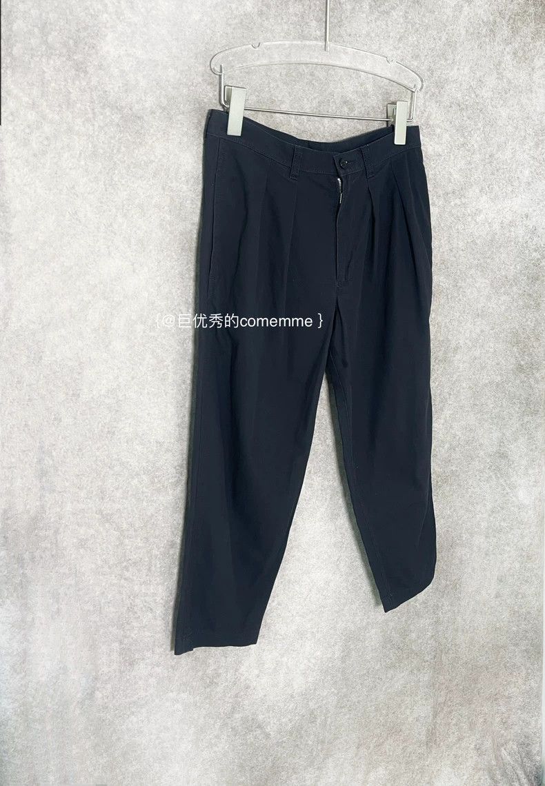 Comme des Garcons Comme des Garcons size S Dark gray blue retro cropped pant Size 23" - 2 Thumbnail