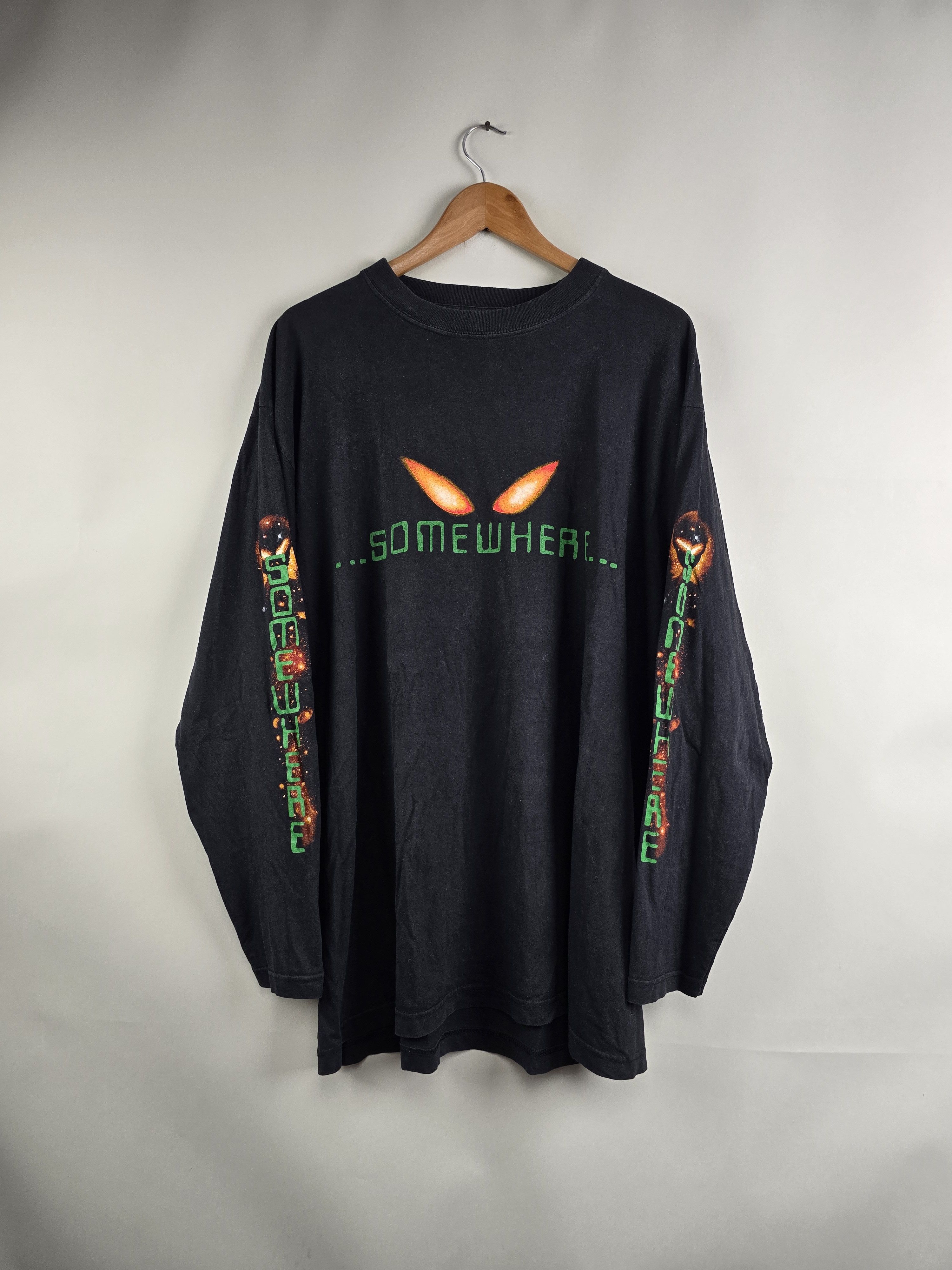 Alien Workshop × Vintage 90s Alien UFO Long Sleeve XL 23.5" 32" Size US XL / EU 56 / 4 - 1 Thumbnail