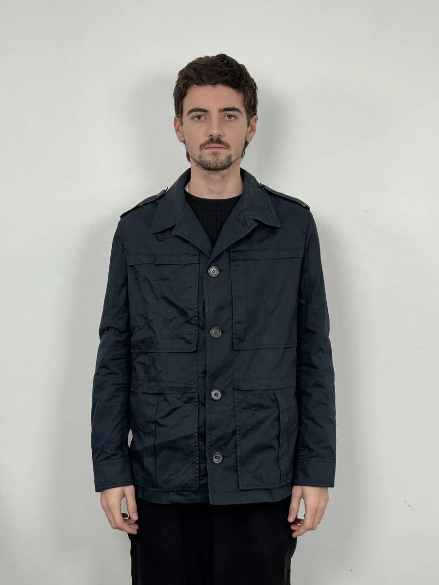 Dior AW2009 Dior Saharienne Navy Buttoned Classy Jacket Size US M / EU 48-50 / 2 - 3 Thumbnail