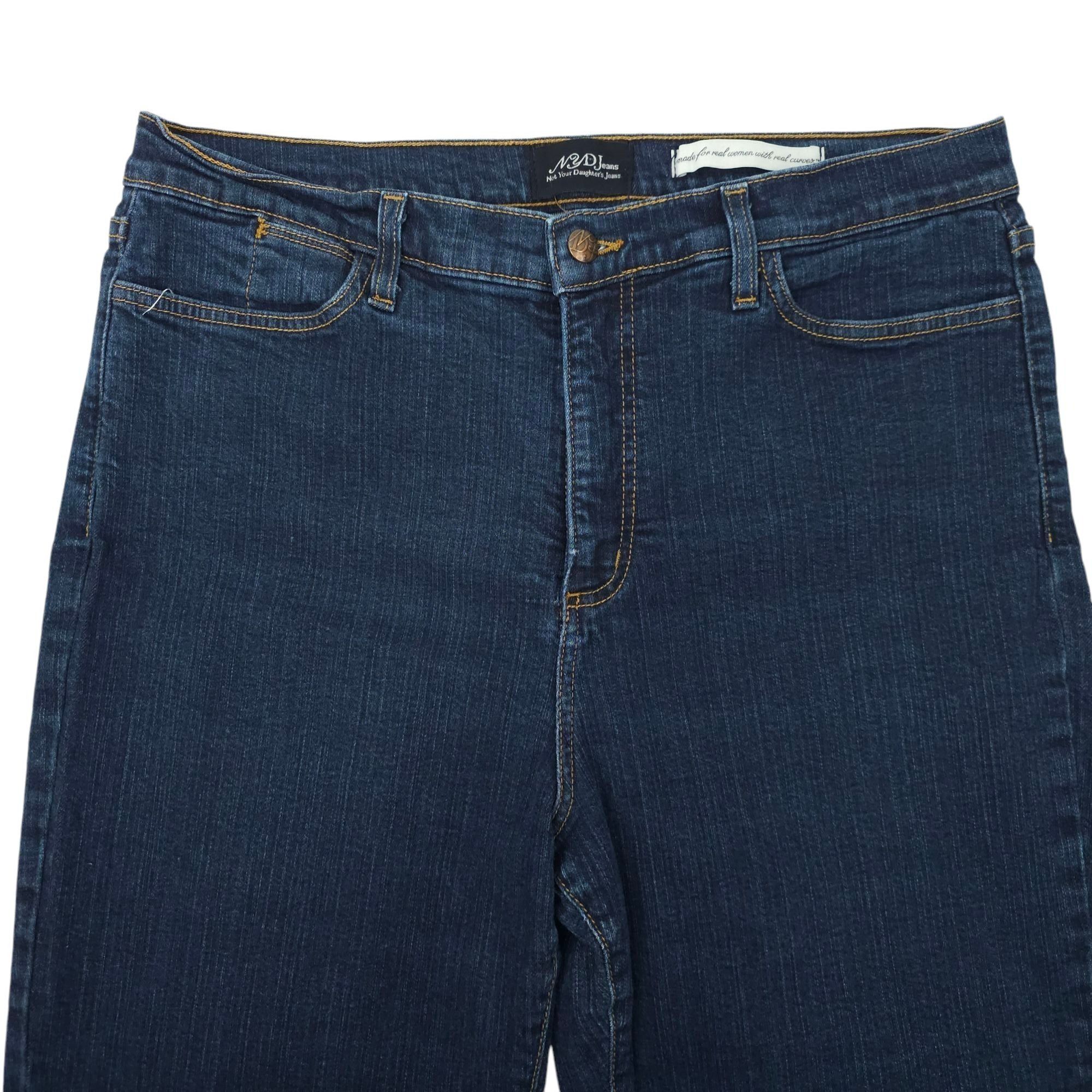 Other NYD Jeans Flare Leg Jeans Womens Size 18 High Rise Dark Wash Size 40" / US 18 - 9 Thumbnail