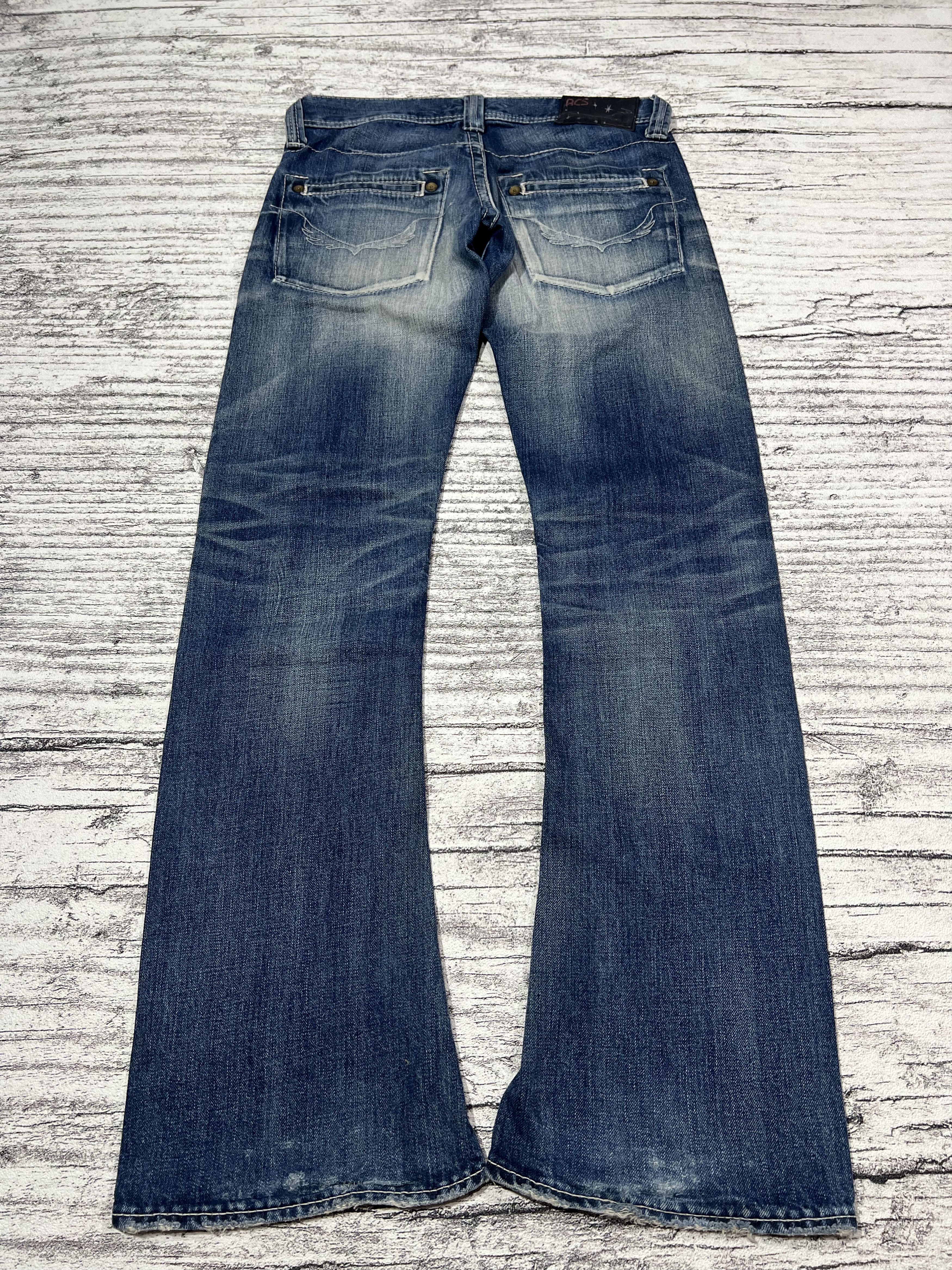 Japanese Brand 2000s Hysteric Flare Bootcut Wash Jeans y2k Lgb Ifsixwasnine Size US 31 - 2 Thumbnail