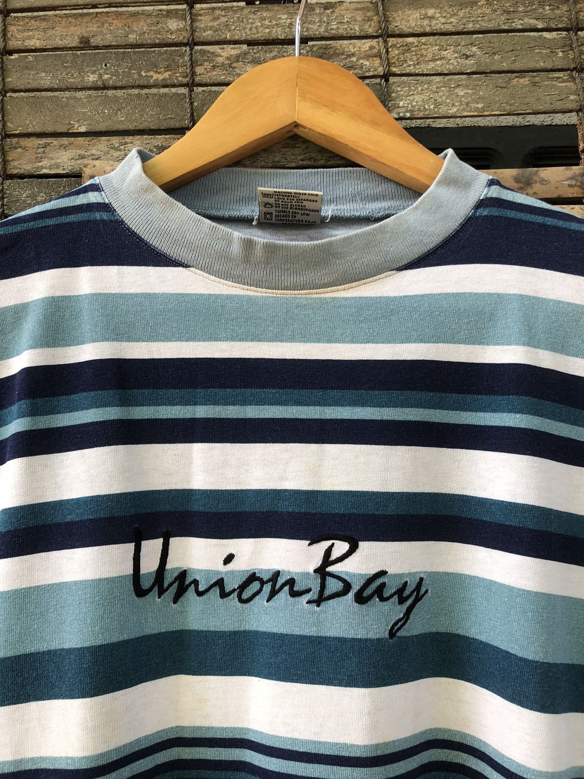 UNIONBAY 🔥Vintage Y2K🔥Boxy Union Bay Stripe Tshirts Size US XL / EU 56 / 4 - 2 Thumbnail
