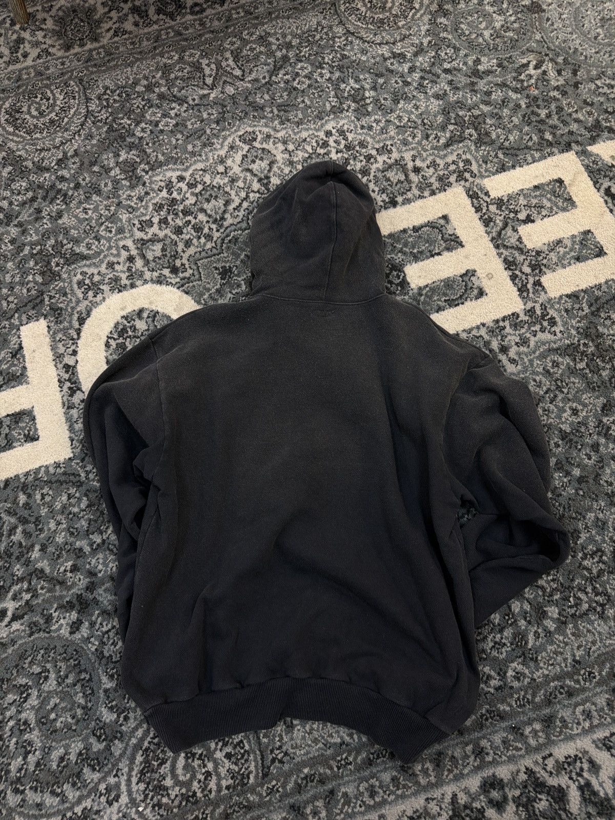 Kapital Kapital Logo Hooded Sweatshirt Black Size US XL / EU 56 / 4 - 2 Thumbnail