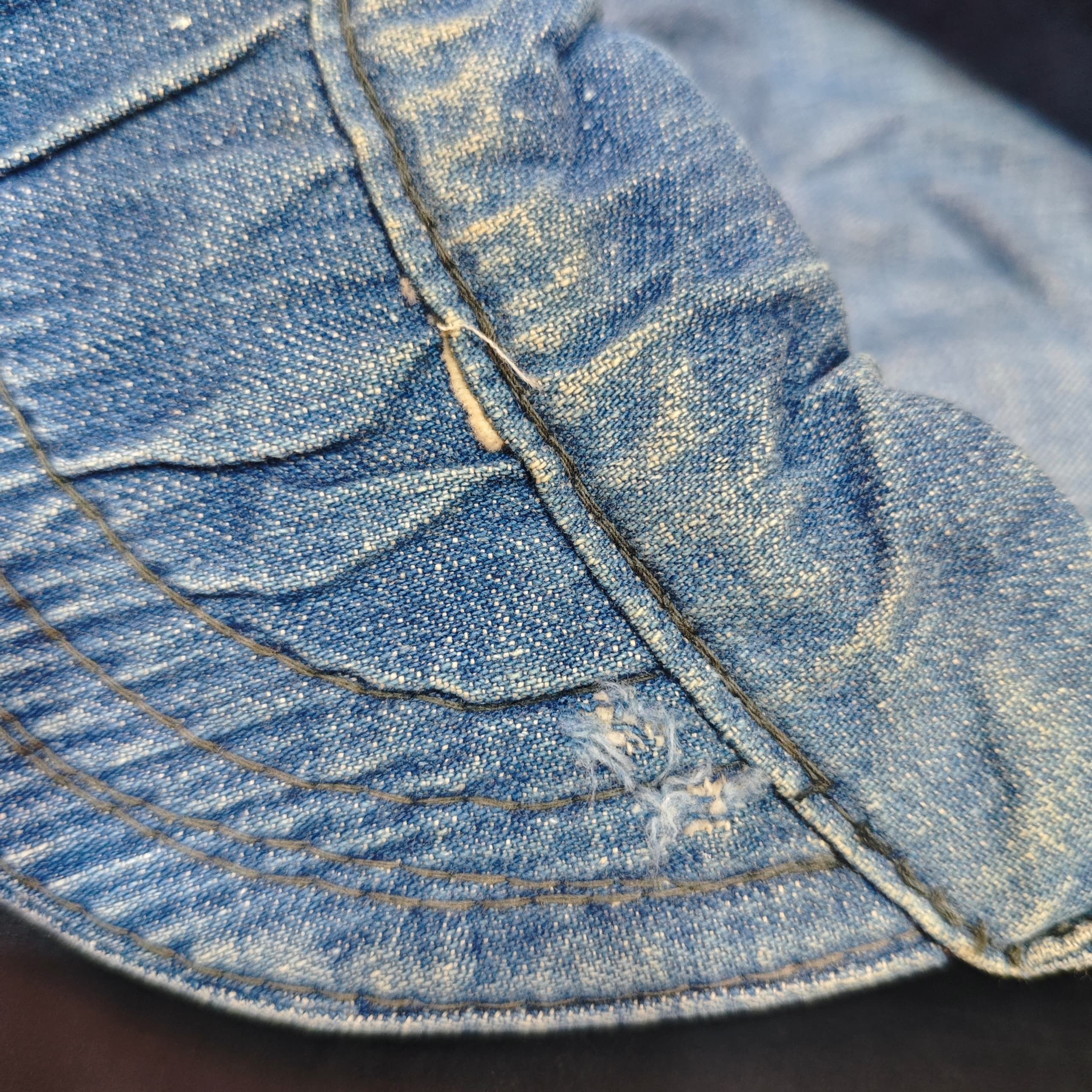 Lee × Vintage Vintage LEE 1950s 60s Denim Railroad Engineer Workwear Size ONE SIZE - 10 Thumbnail