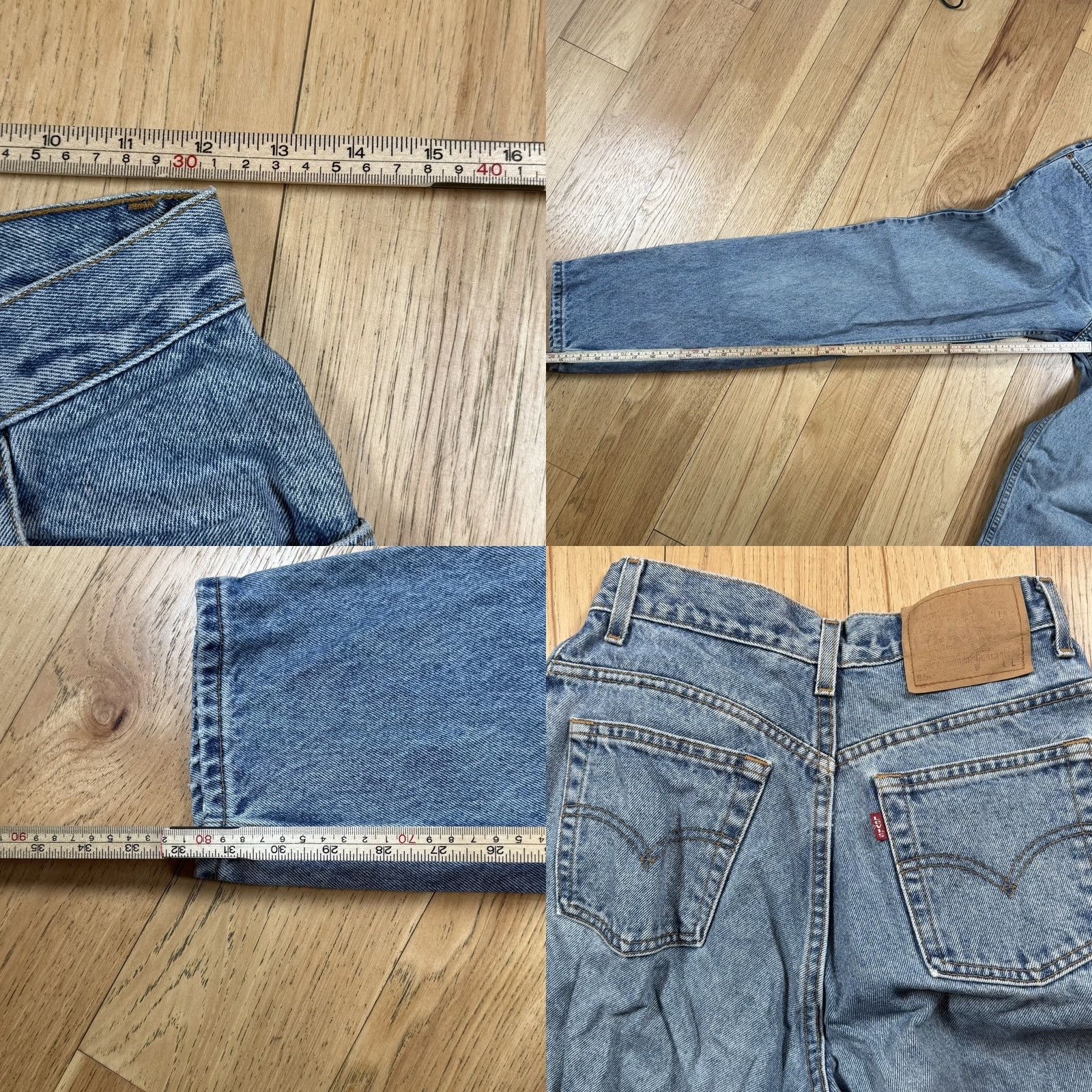 Levi's VINTAGE Levi’s 550 Jeans Womens 6 Light Wash Relaxed Tapered Fit Blue 90s Y2K Pants Mens Womens Girls Size 28" / US 6 / IT 42 - 8 Thumbnail