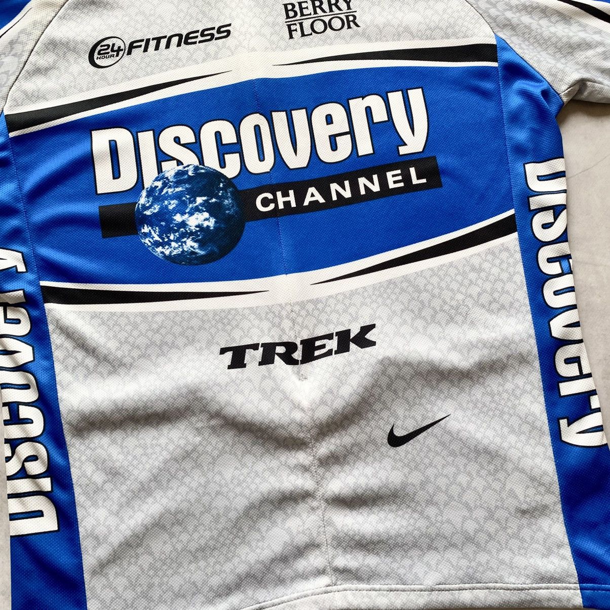 Vintage 90s Nike Discovery Channel Trek Cycling Bike Velo Jersey Y2K Size US L / EU 52-54 / 3 - 2 Thumbnail