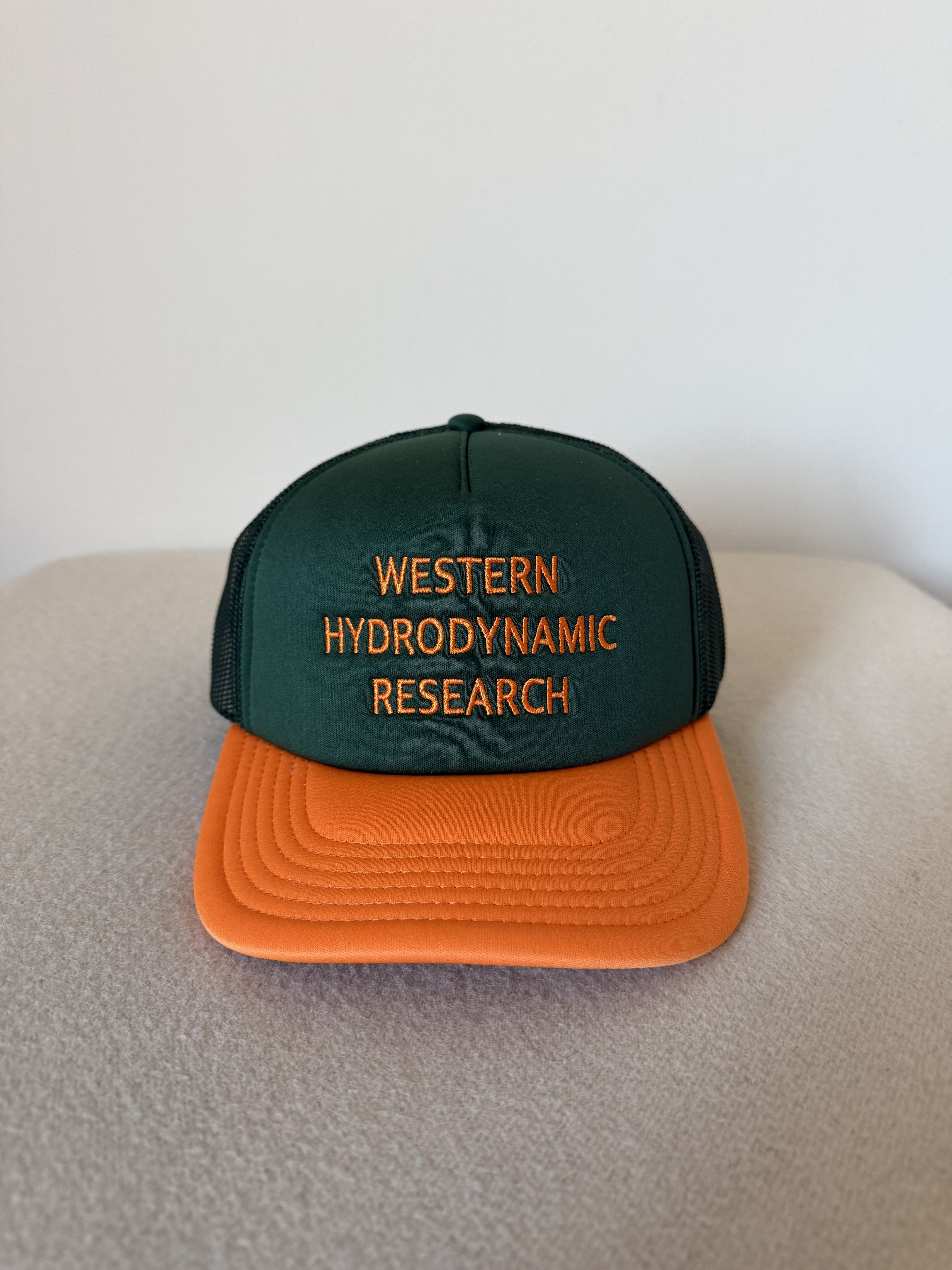 Western Hydrodynamic Research Otto Promo Trucker Hat Olive