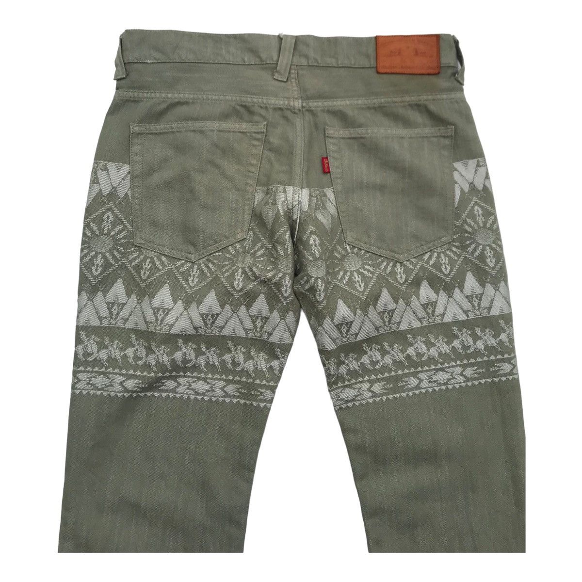 Indian Motorcycle Indian Motocycle Native Motif Denim Pants Size US 33 - 14 Thumbnail