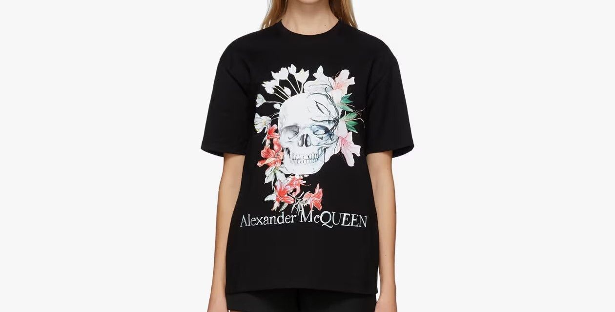 Alexander McQueen Original New Original Alexander McQueen Women T Shirt M B153 Size M / US 6-8 / IT 42-44 - 1 Thumbnail