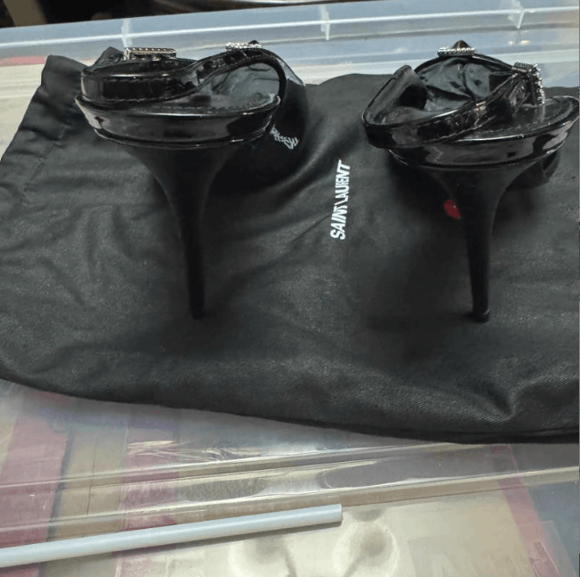 Saint Laurent Paris YSL Stiletto Heels Size US 7 / IT 37 - 3 Thumbnail