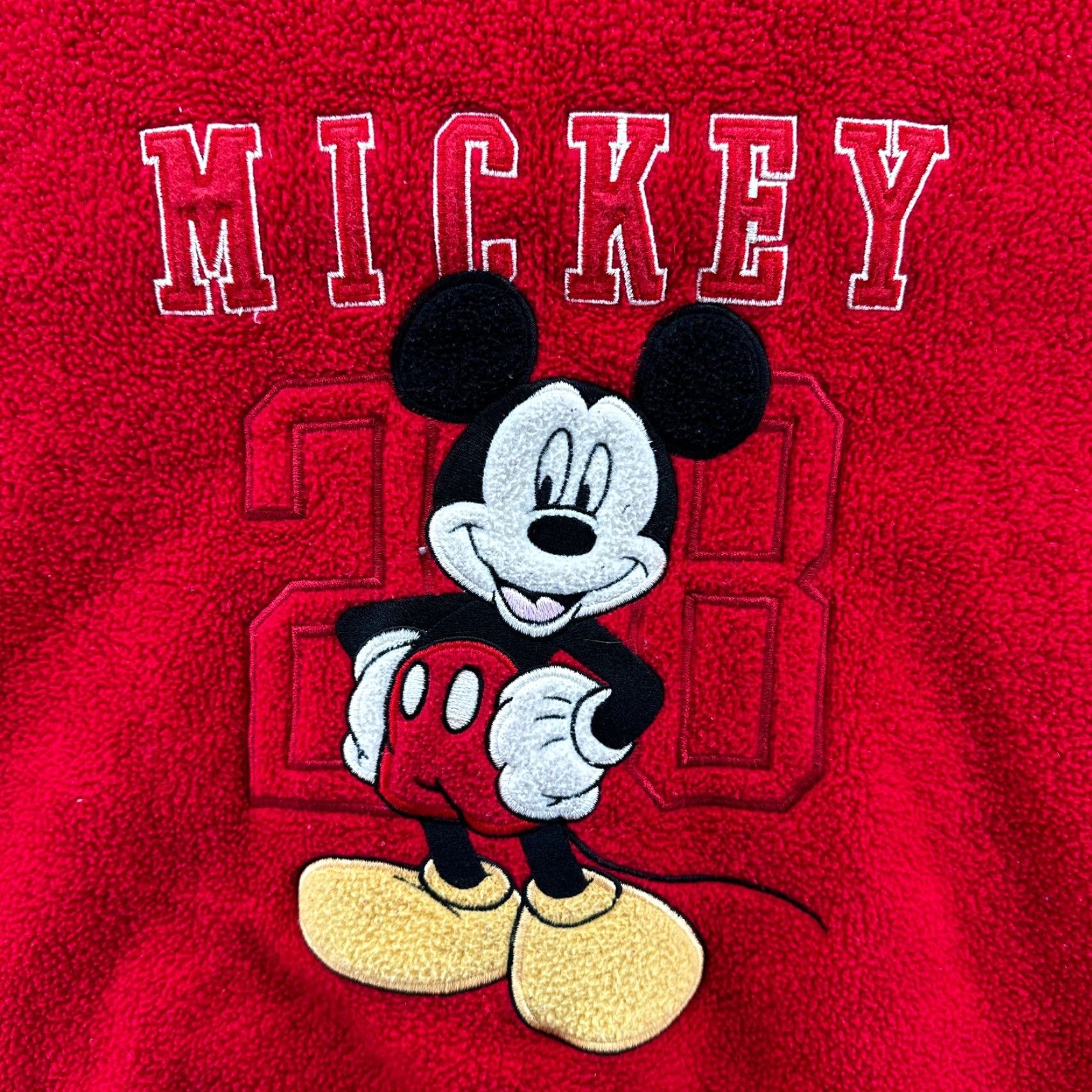 Disney Disney Mickey Mouse Sweatshirt Red Men's M Pullover Long Sleeve Crew Neck Size US M / EU 48-50 / 2 - 3 Thumbnail