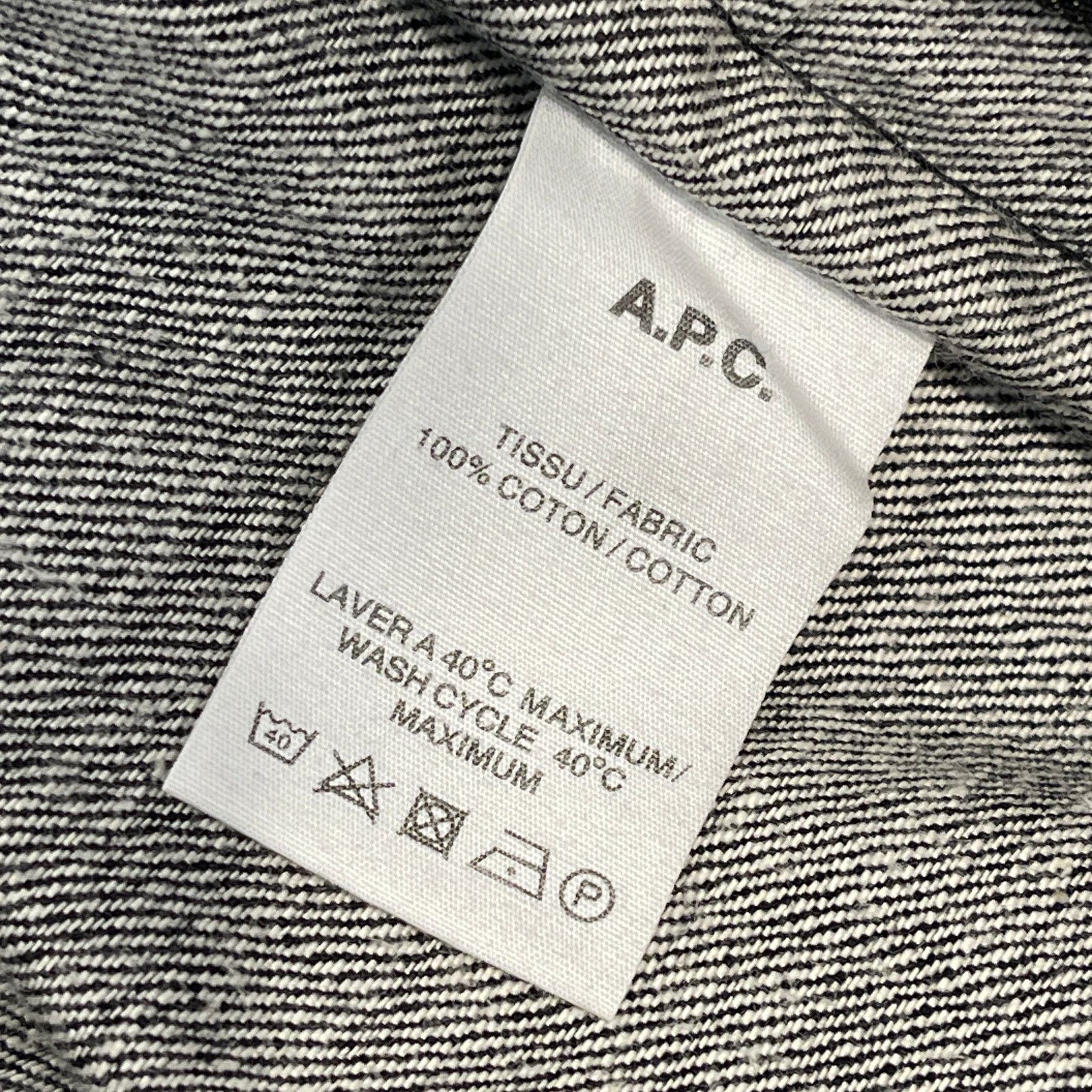 A.P.C. A.P.C. Men's Black Denim Chore Coat Size Small EUC Size US S / EU 44-46 / 1 - 4 Thumbnail