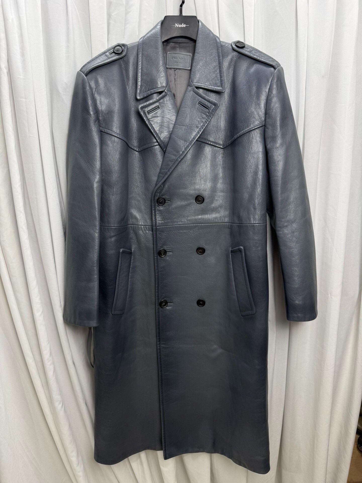 Raf Simons Prada Raf Simons Distressed Leather Jacket Size US S / EU 44-46 / 1 - 1 Thumbnail