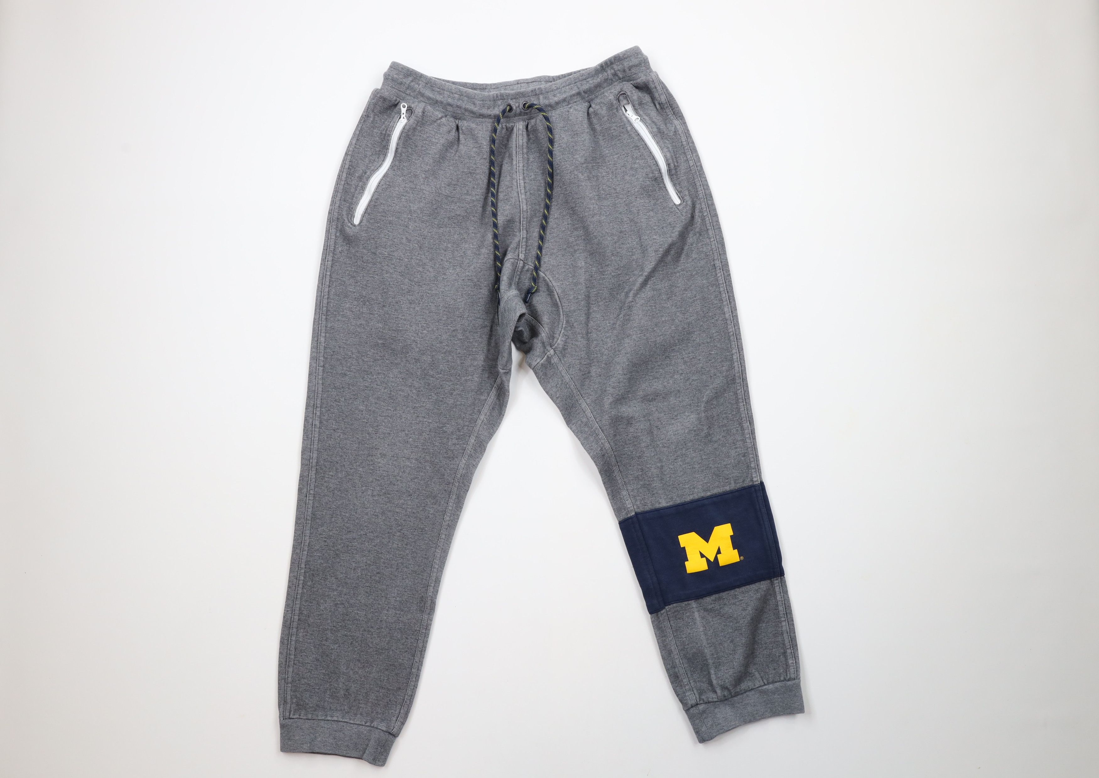 Nike × Vintage Nike Tech Fleece University of Michigan Sweatpants Joggers Size 28" / US 6 / IT 42 - 1 Thumbnail