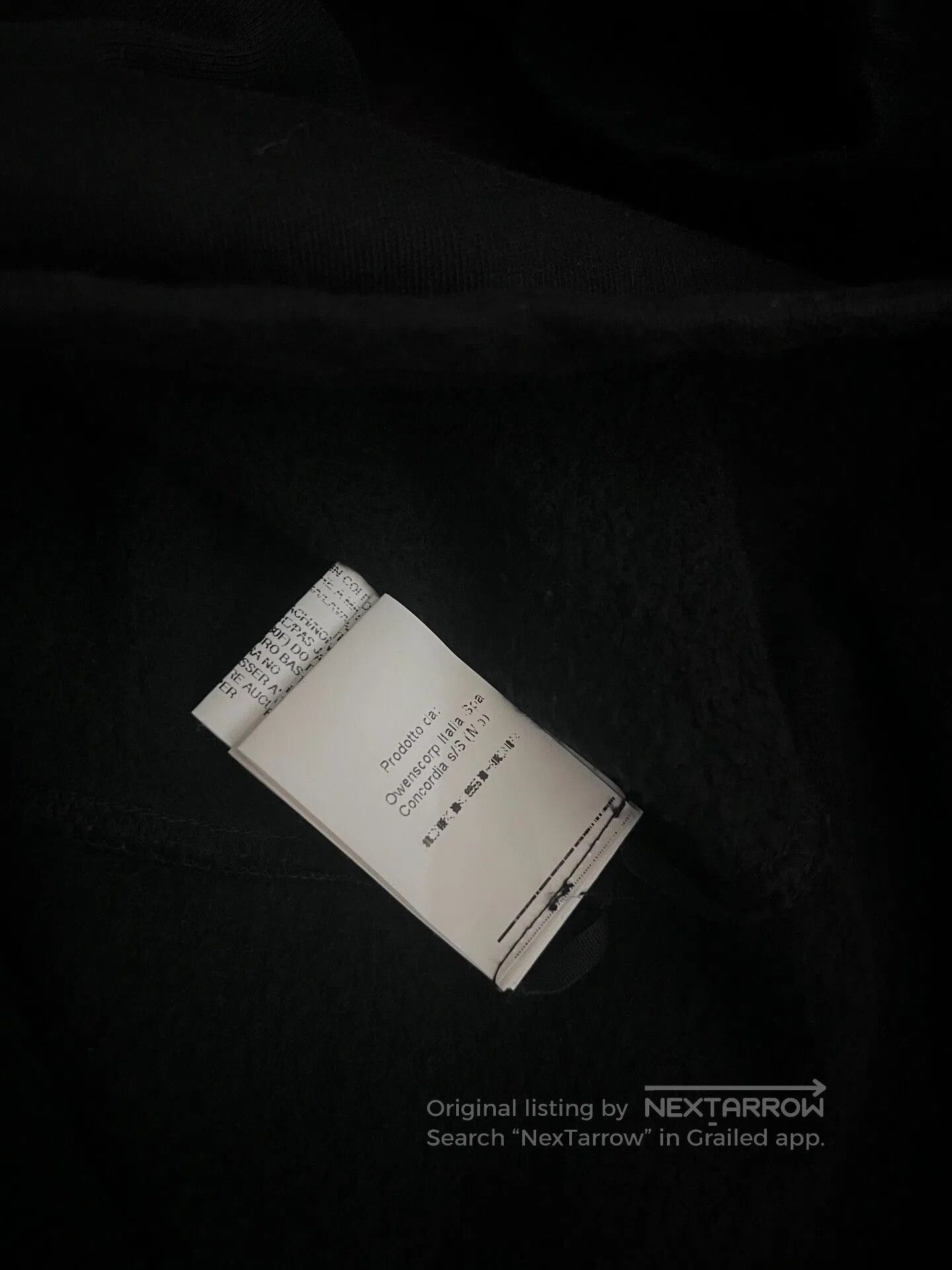 Rick Owens Rick Owens Black Hoodie with Embroidery. Size S / US 4 / IT 40 - 9 Thumbnail