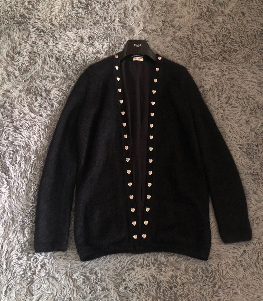Saint Laurent Paris Saint Laurent Love Cardigan-2505 Size US M / EU 48-50 / 2 - 1 Thumbnail