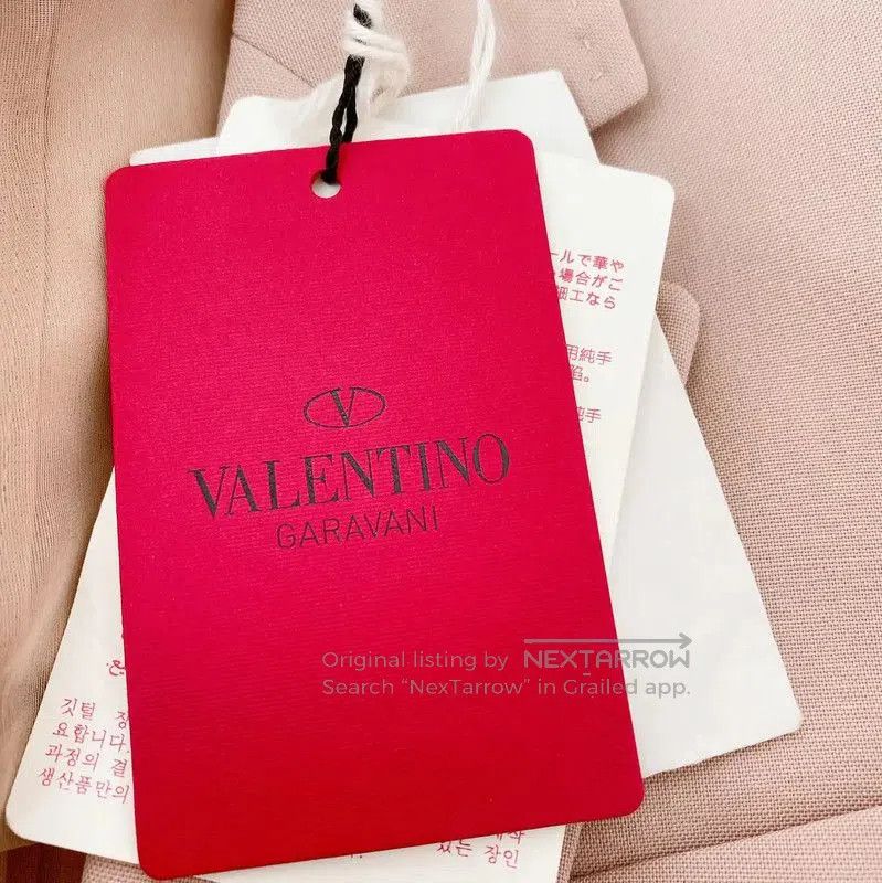 Valentino Valentino Pink Wool Blend Women's Jacket . Size XL / US 12-14 / IT 48-50 - 7 Thumbnail